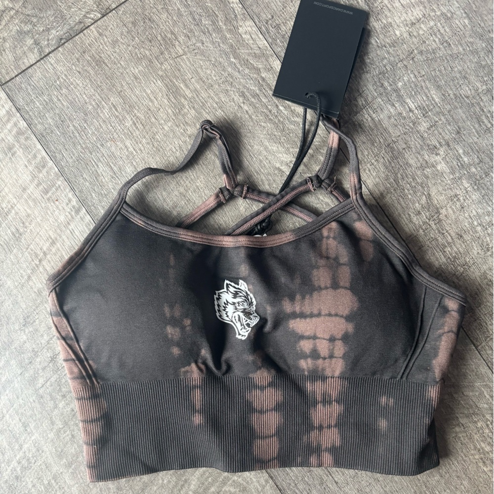 Darc Sport Black and Brown Sports Bra